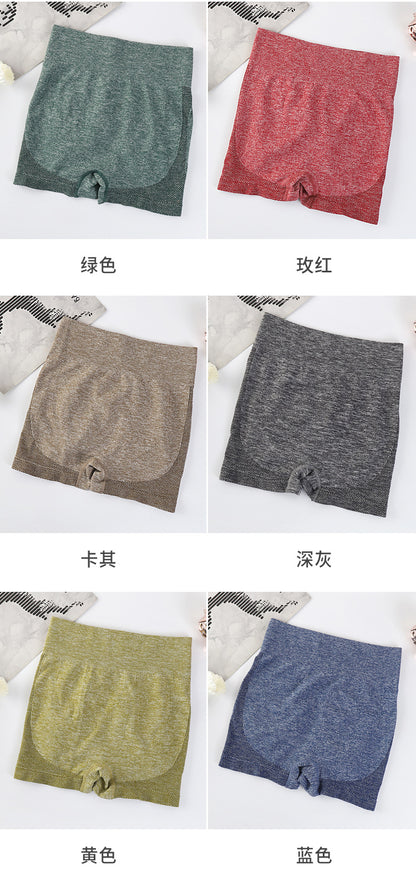 Extra Fat and Enlarge Cross-Border Smiling Face Honey Buttocks Women's High-Waisted Quick-Drying Seamless Tight-Fitting Three-Point Fitness Pants Sports Yoga Shorts