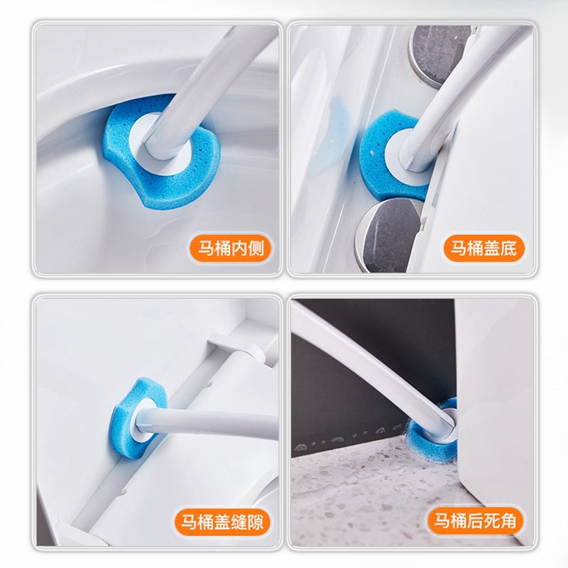 Disposable Toilet Brush Household No Dead Angle Toilet Brush Toilet Wall Hanging Toilet Cleaning Brush Toilet Artifact
