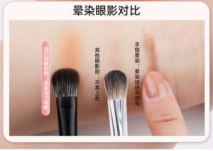 Eye shadow brush 6 piece set wholesale eye makeup lying silkworm eyeliner blade eye details eye set brush makeup brush beginners