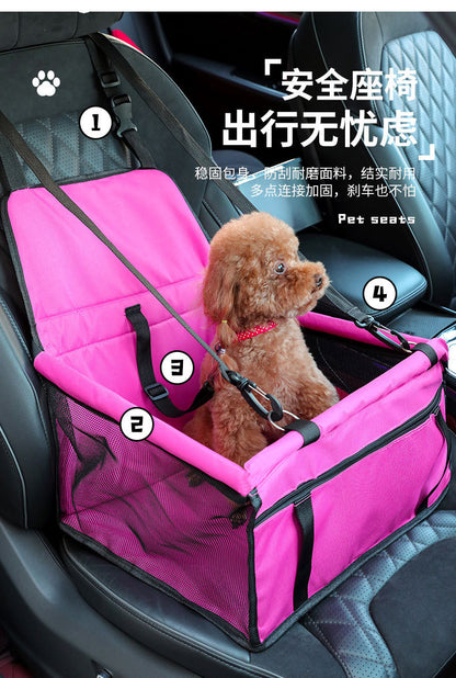 Amazon's Popular Car Pet Carrier Dog Backpack Pet Travel Safety Seat Car Bag Supplies Dog Bag