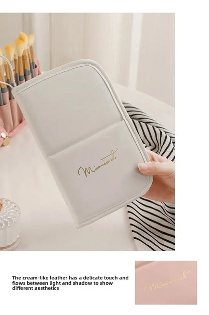 Beilian Makeup Brush Bag Handheld Large Capacity Makeup Brush Storage Bag Portable Tattoo Artist Tool Eyebrow Pencil Bag Wholesale