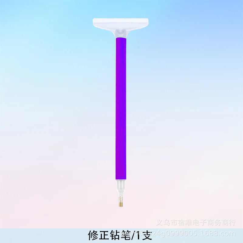 DIY new diamond painting tools suit purple drill pen mastic drill disc multi-functional open disc tool