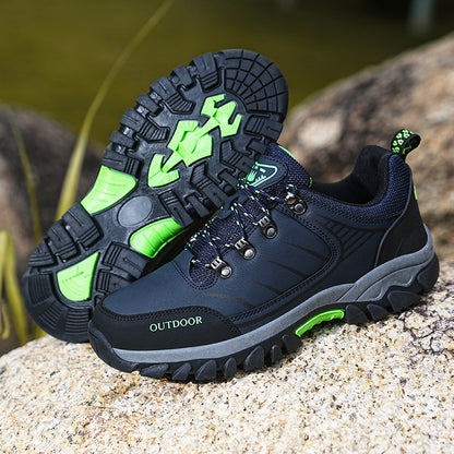 Cross-Border Recommendation for Autumn and Winter Men's Low-Top Outdoor Mountaineering and Hiking Sports Shoes, Men's Non-Slip and Wear-Resistant Work Boots