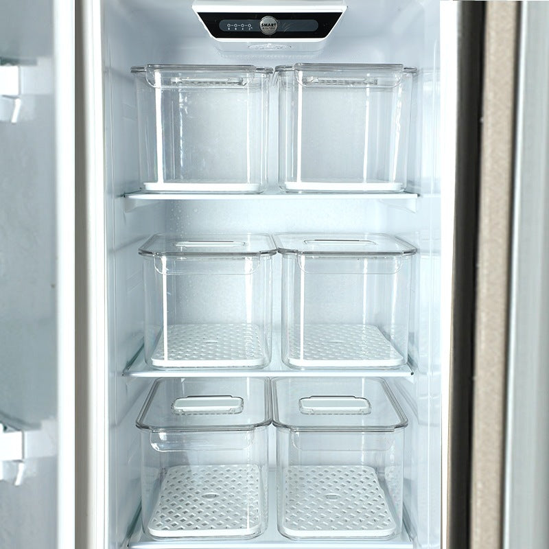 Transparent Storage Box Desktop Kitchen Cabinet Drawer Refrigerator Storage Box Acrylic Snacks Portable Storage Basket