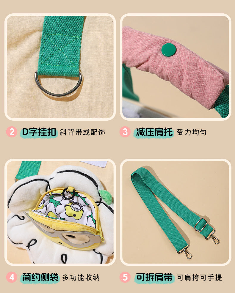 Minions Minion Pet Backpack Cat Outing Bag Pet Small and Medium-Sized Dog Outing Portable Dog Backpack