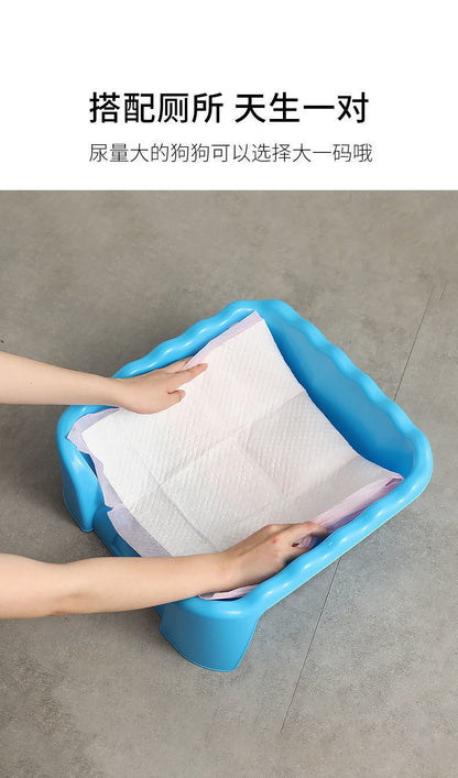 Thickened Deodorizing and Absorbent Pet Pee Pads for Training Teddy to Use the Toilet, Disposable Dog Diapers Wholesale