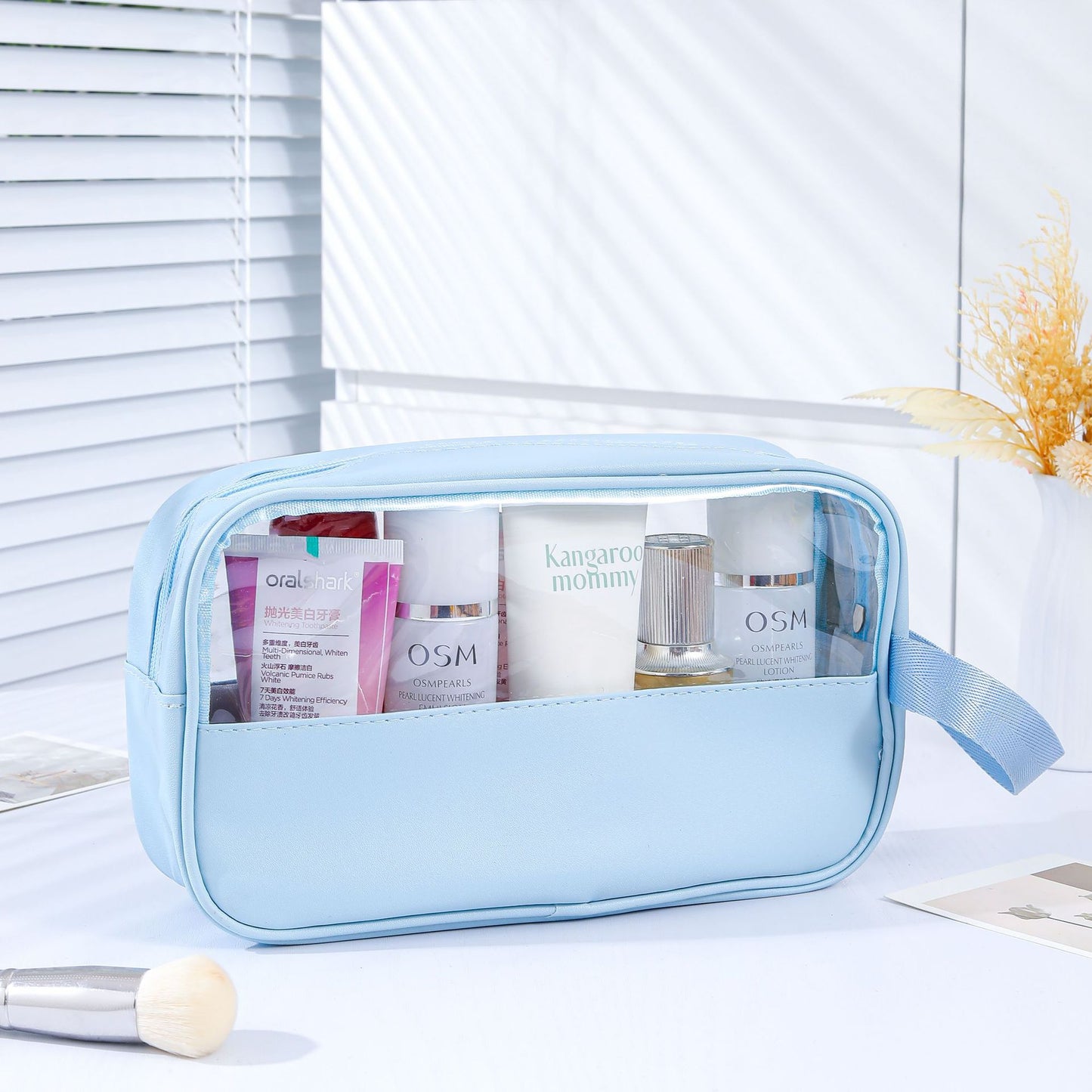 High-End Portable Travel Large-Capacity Toiletry and Makeup Storage Bag, Large-Capacity, High-Looking, Light Luxury Makeup Bag