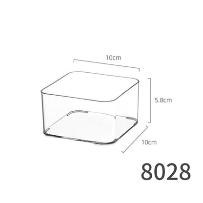 Food-Grade Storage Box, Acrylic Refrigerator Storage, Desktop Book Storage Box, Student Dormitory Sundries, Facial Mask Organization