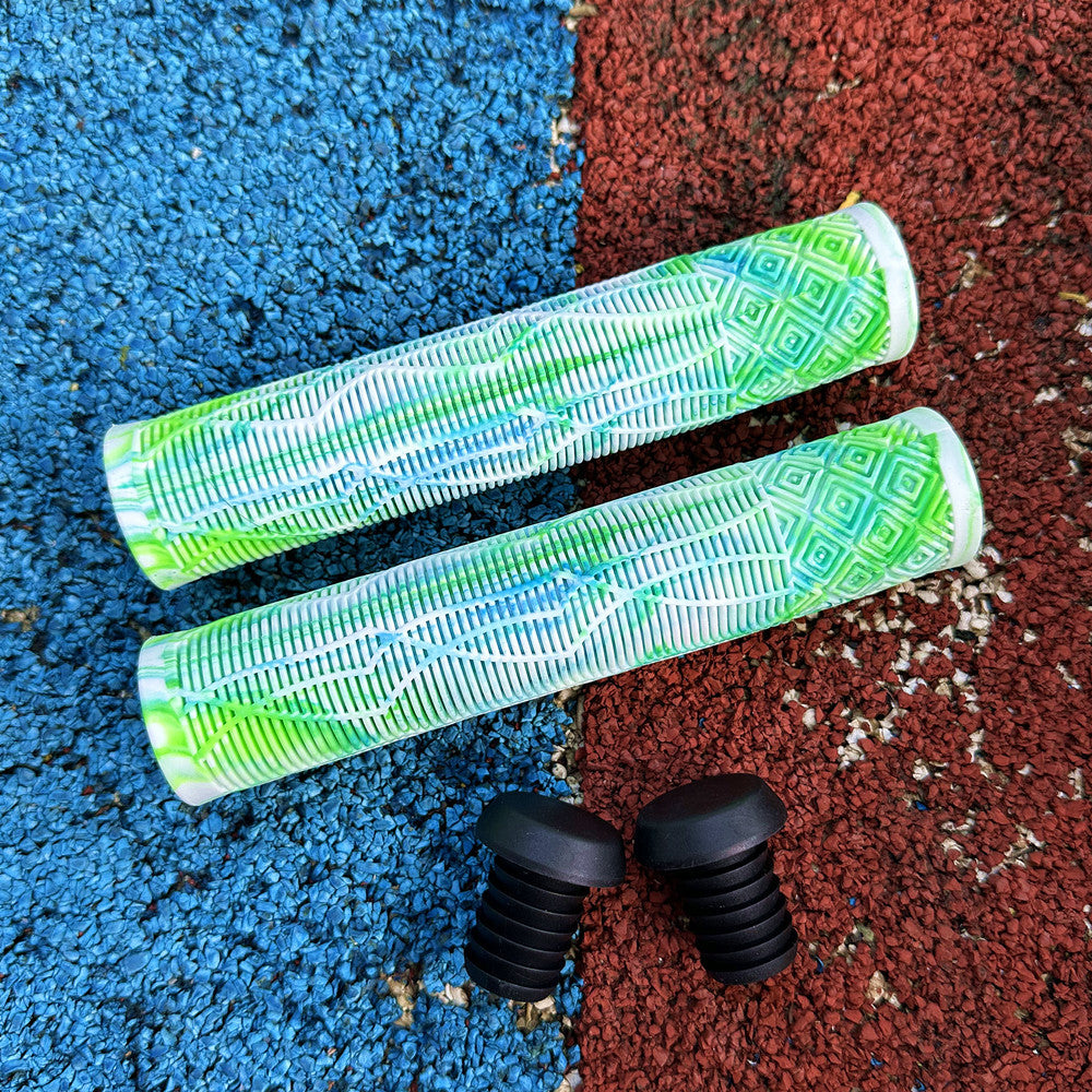 Universal extended mixed color mountain bike handle cover vertical rubber non-slip soft handle cycling bicycle grip accessories