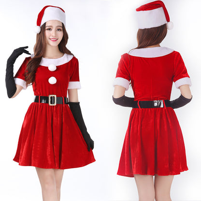 Pinxian manufacturers Christmas costume Halloween Christmas costume stage performance costume Christmas costume SD-142