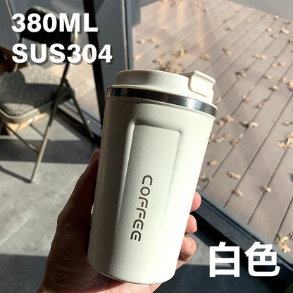 Summer Insulated Stainless Steel Water Cup, Thermos Cup, Coffee Cup, Double-Layer Car Cup, Smart Display Gift Cup, Customizable