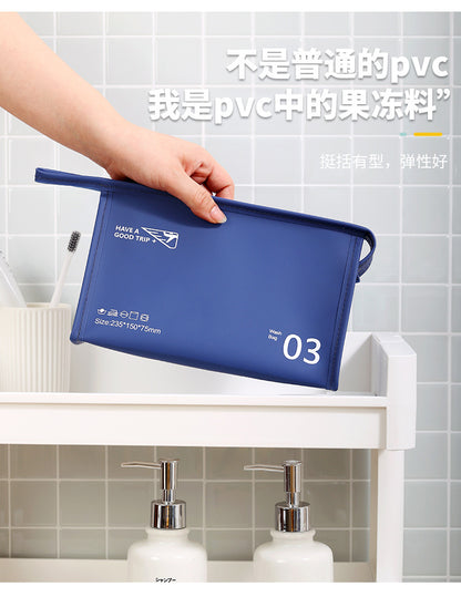 Bei Lian New Portable Waterproof PVC Toiletry Bag Cosmetic Storage Bag Handheld Travel Fashion Cosmetic Bag Batch