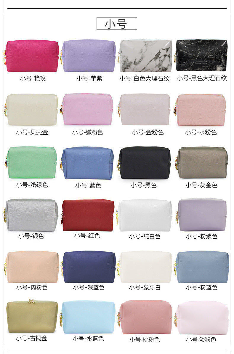 Cross-Border Popular Dopamine Makeup Bag, Portable Travel Toiletry Storage Bag, Clutch Bag, Waterproof Makeup Storage Bag