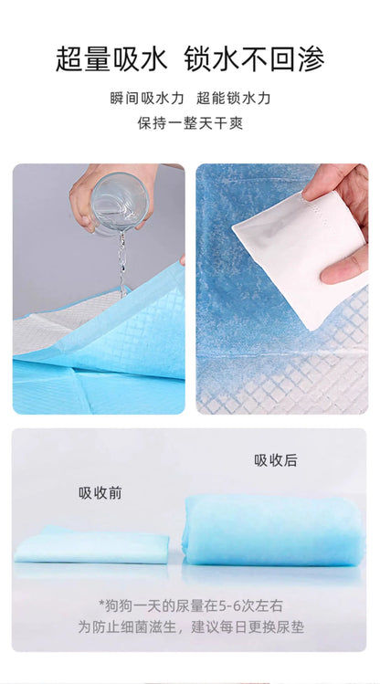 Thickened Dog Pee Pads, Deodorizing and Anti-Leakage Pet Urine Absorbent Pads, Disposable Diapers for Rabbits and Cats