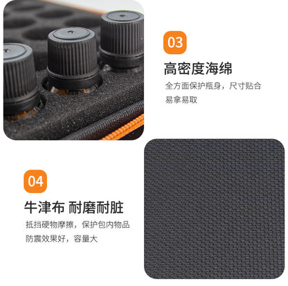 Wholesale 30/60 10ml portable EVA essential oil bag portable large capacity shockproof essential oil bottle storage bag