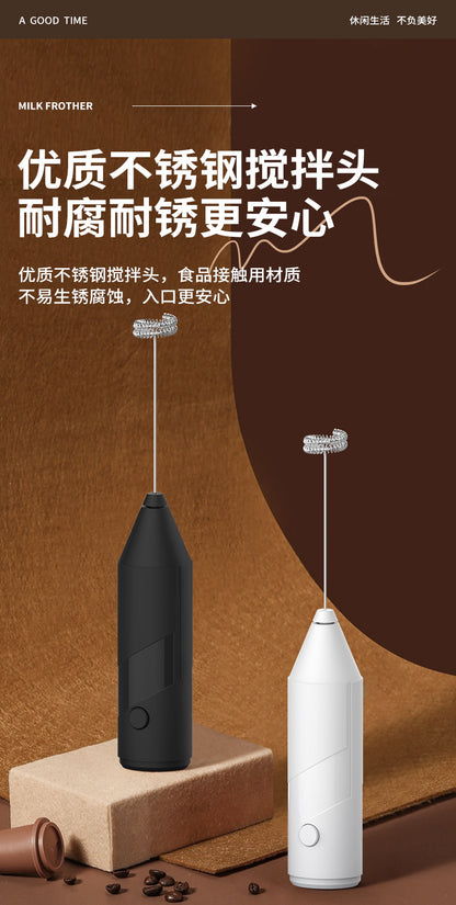 Premium Mini Milk Frother Handheld Coffee Home Baking Cream Foamer Milk Frother Electric Whisk