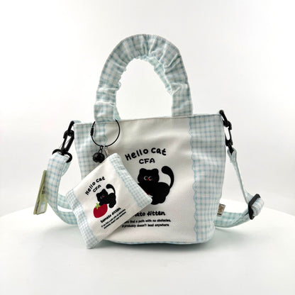 In-Stock New Small Cloth Bag Ins Cute Cartoon Women's Summer Cloth Bag Handbag Casual Tote Bag Upgrade