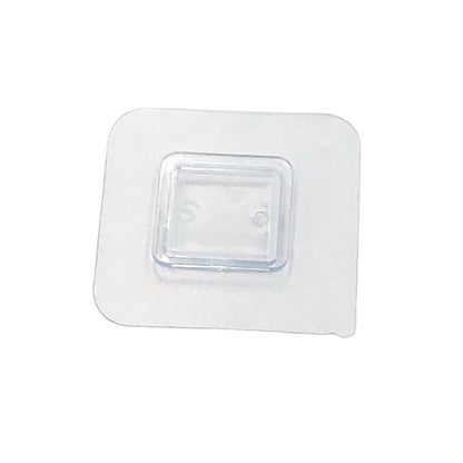 No-Drill Adhesive Storage Rack Patch Wholesale Accessories, Adhesive Hooks, Square Wall-Mounted Plastic Flat Buckle Clips