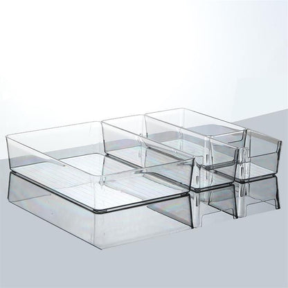 Desktop Storage Box Dormitory Cosmetics Transparent Basket Acrylic Drawer Mask Organizer Box Snack Sundry Storage Rack