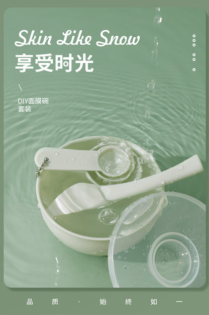 Keqi Makeup Set Bowl Mini DIY Mask Bowl Mixing Stick Homemade Mask Tool Beauty Bowl Waterproof Skin Care
