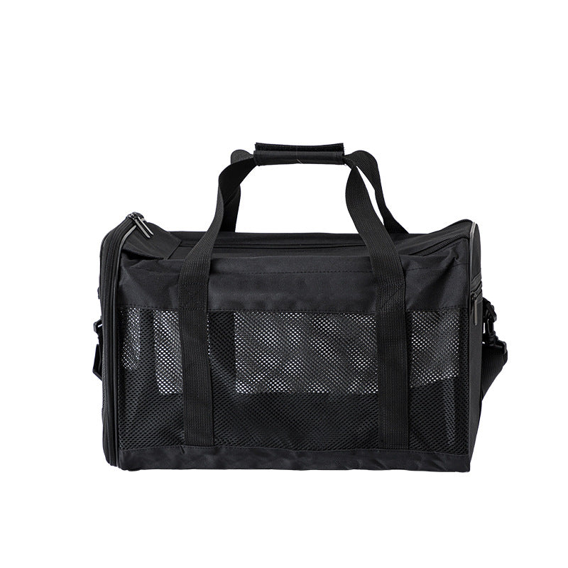 Cross-Border Pet Carrier Bag, Portable Small Dog Carrier, Pet Tote Bag, Mesh Breathable Large Capacity Cross-Body Cat Bag