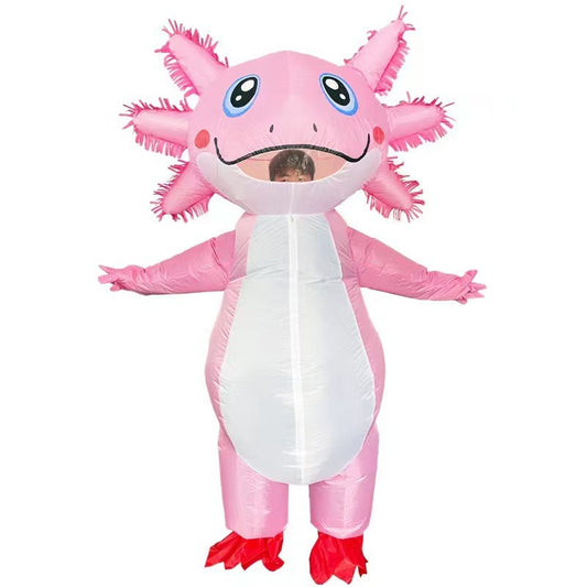 Cross-Border Supply Holiday Party Anime Axolotl Doll New Halloween Costume Axolotl Inflatable Suit