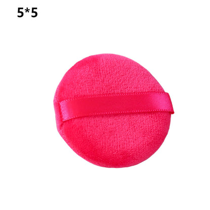Crystal super soft round small size puff manufacturers wholesale powder cake makeup cotton makeup tools wet and dry puff