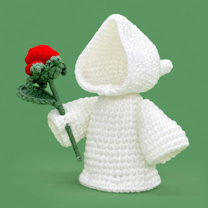 Cross-Border Amazon Handmade Knitted Doll Halloween Gift Ghost Little Devil Grim Reaper Emotional Plush Toy Wholesale