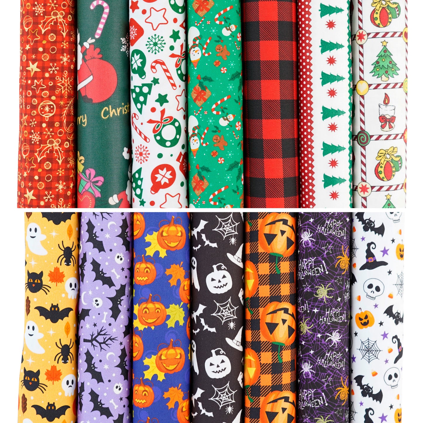 7 Color Patchwork Cloth Group Plain Flower Cloth Broken Plaid Dot DIY Cotton Small Fresh Plant Printing Cloth