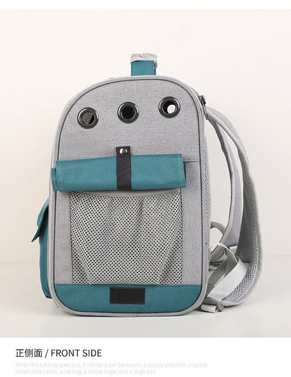 New Cat Bag, Portable Pet Bag for Outings, Breathable Backpack Dog Bag, Amazon Pet Backpack Supplies, Breathable and Lightweight