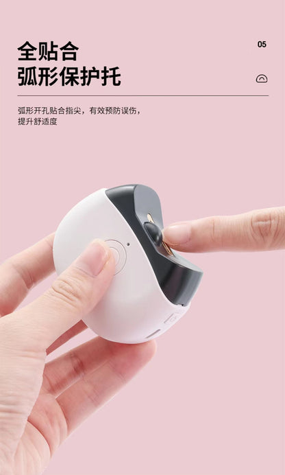 Mini Electric Nail Clipper high quality Ultra Quiet with Light Adult Nail Art Rechargeable Nail Grinder Automatic Nail Clipper