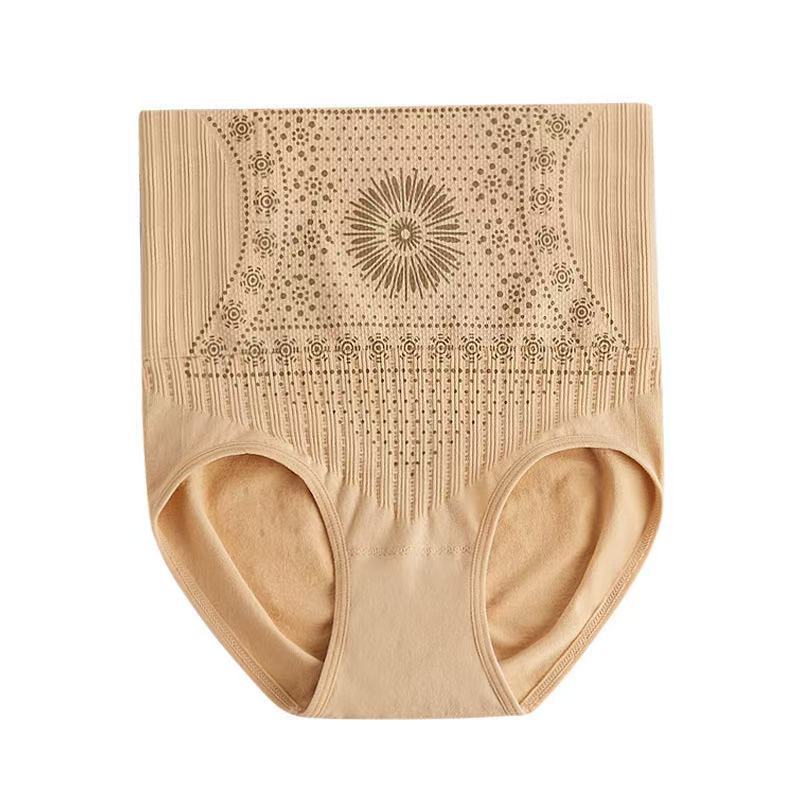 Shaping Seamless High Waist Tummy Control Panties Women's Slimming Pants Tight Shaping Pants Waist Postpartum Tummy Control Butt Lifting Pants Cross-Border
