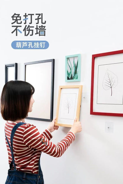 Popular Foreign Trade Traceless Adhesive Hooks, No-Drill Hooks for Hanging Picture Frames, Tiles, Wall Nails, Wall-Mounted Adhesive Hooks, No-Nail Screws