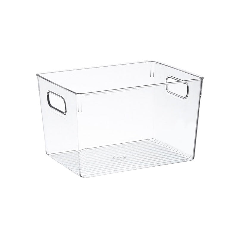Transparent Storage Box Desktop Kitchen Cabinet Drawer Refrigerator Storage Box Acrylic Snacks Portable Storage Basket