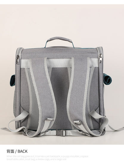 New Cat Bag, Portable Pet Bag for Outings, Breathable Backpack Dog Bag, Amazon Pet Backpack Supplies, Breathable and Lightweight
