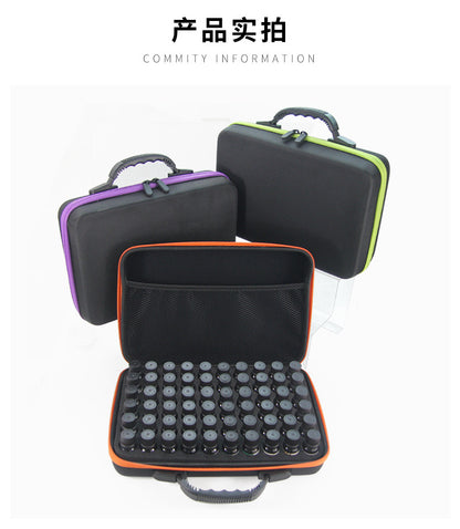 Wholesale 30/60 10ml portable EVA essential oil bag portable large capacity shockproof essential oil bottle storage bag