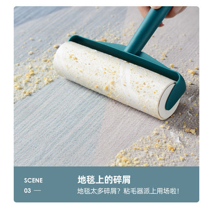 Hair Sticker Tearable Roller Clothes Hair Removal Artifact Pet Hair Removal Roller Brush Hair Sticky Roll Paper Clothes Dust Sticky Paper