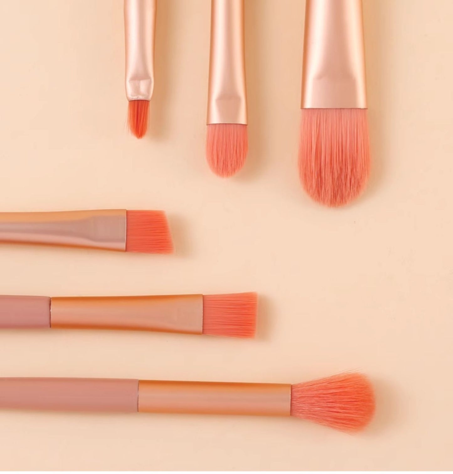 8 makeup brush suit portable short super soft travel blush brush eye shadow brush beauty tools for beginners