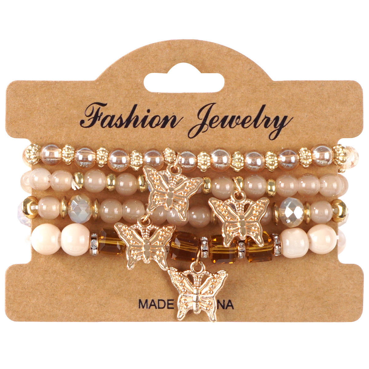 European and American Cross-Border Hot-Selling New Bohemian Bracelets Creative Tassel Multi-Layer Beaded Bracelets Fashion Jewelry