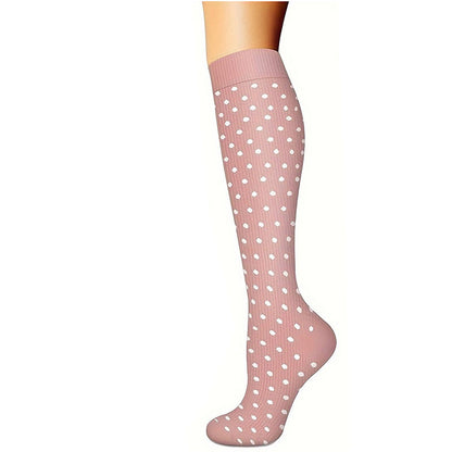 Cross-border calf compression socks sports stockings Amazon compression socks European and American pressure calf socks riding thin leg socks