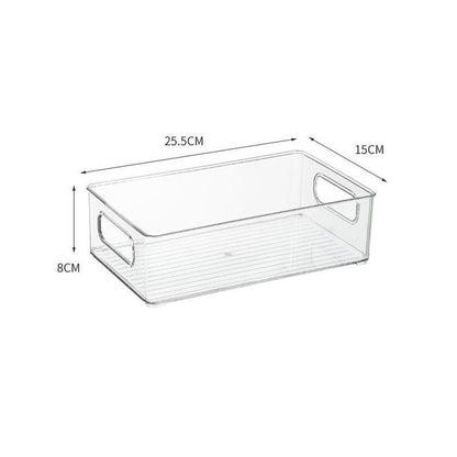 Food-Grade Storage Box, Acrylic Refrigerator Storage, Desktop Book Storage Box, Student Dormitory Sundries, Facial Mask Organization