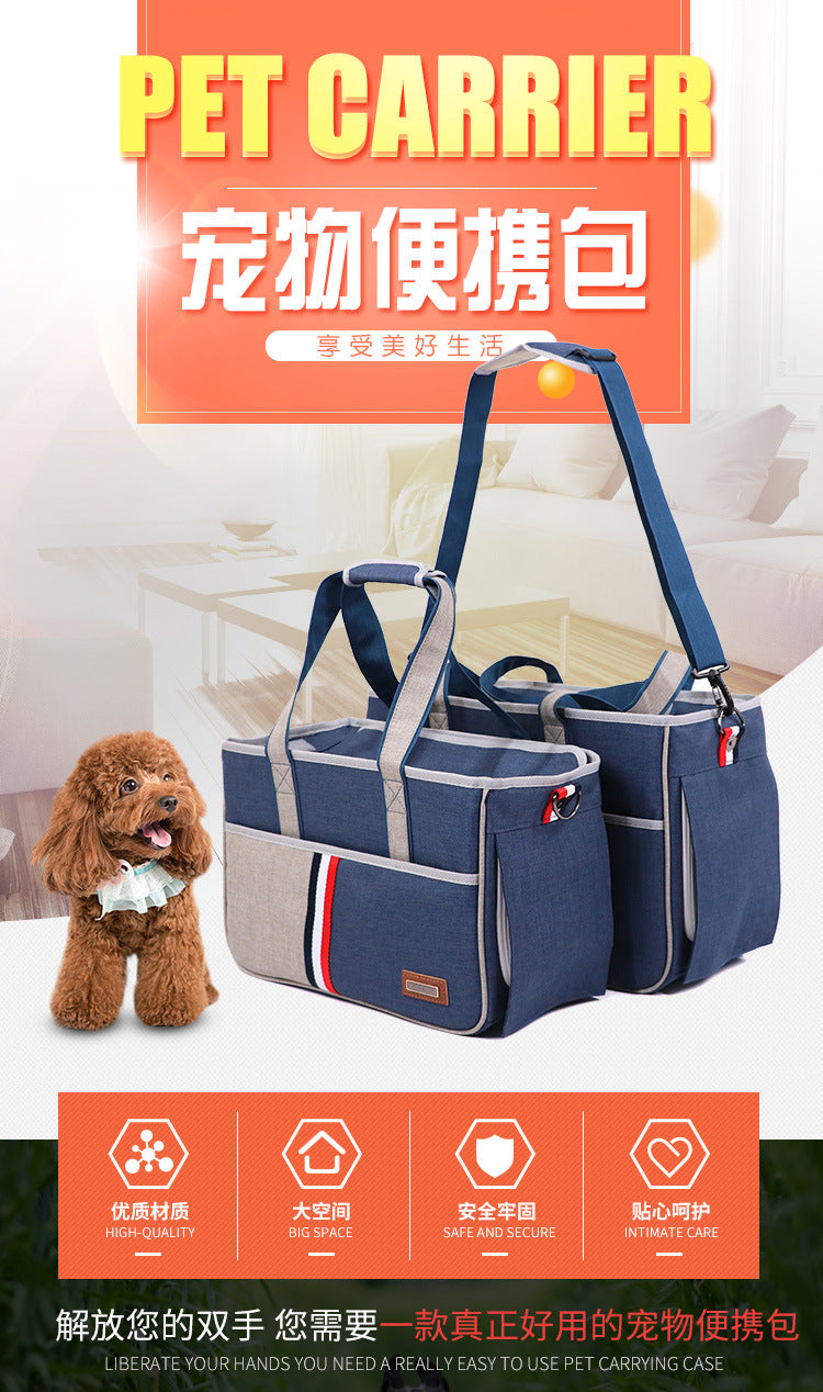 Cat Bag, Pet Bag, Large-Capacity Cat Bag, Dog Outing Shoulder Cross-Body Backpack, a Must-Have for Pet Travel