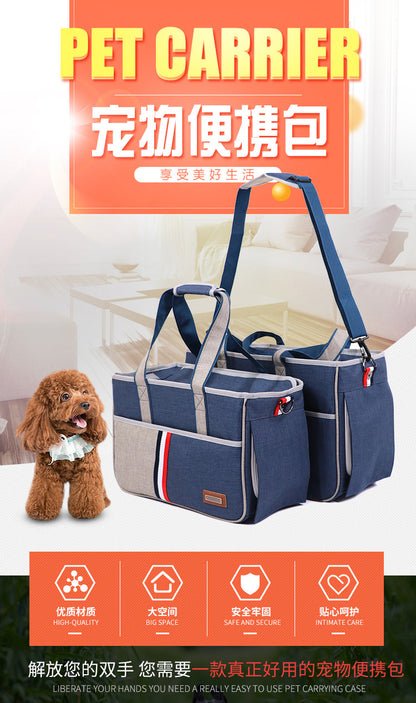 Cat Bag, Pet Bag, Large-Capacity Cat Bag, Dog Outing Shoulder Cross-Body Backpack, a Must-Have for Pet Travel