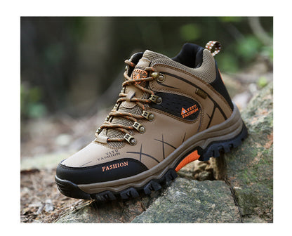 Cross-Border Recommendation for Autumn and Winter Men's Low-Top Outdoor Mountaineering and Hiking Sports Shoes, Men's Non-Slip and Wear-Resistant Work Boots