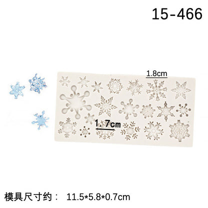 DIY Baking Christmas Series 6 Piece Set Flip Cake Christmas Party Silicone Mold Cake Decoration Spot
