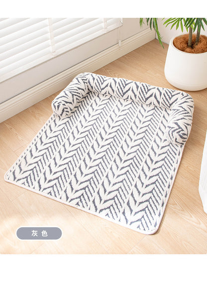 Cross-Border Hot-Selling Anti-Scratch Pet Mat, New Plush Thickened Non-Slip Sofa Dog Bed, Pet Supplies