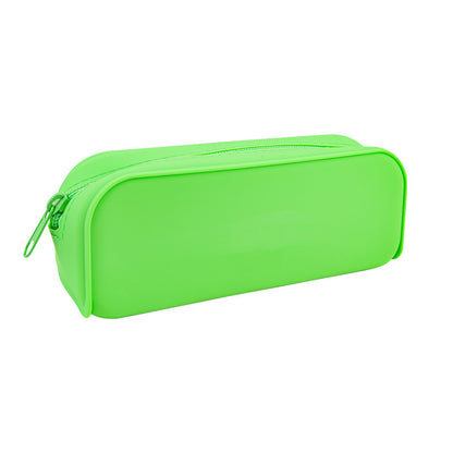 Large-Capacity Dust-Proof Silicone Storage Box for Primary and Secondary School Students, Waterproof Travel Stationery Box, Pencil Case for Travel