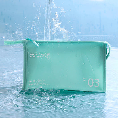 Bei Lian New Portable Waterproof PVC Toiletry Bag Cosmetic Storage Bag Handheld Travel Fashion Cosmetic Bag Batch