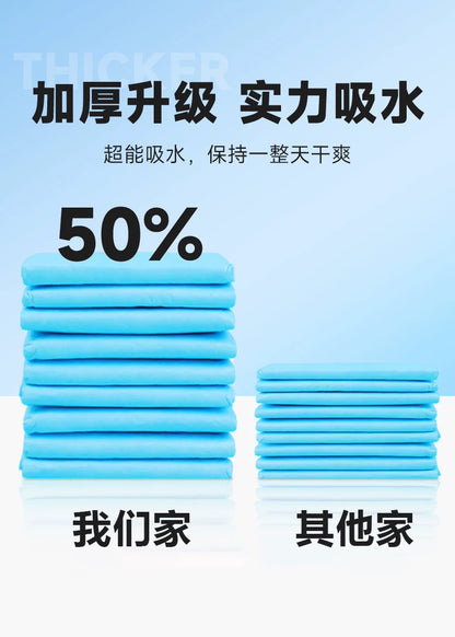 Cross-border pet urine pads for dogs, thickened, deodorizing, absorbent, urine-proof pads for puppies, cat toilet training disposable pads
