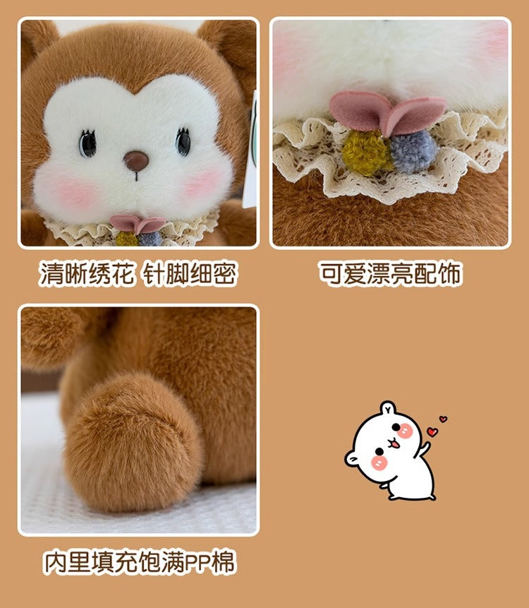 [Official Genuine] Milk Poop-Poop Table Accompanied Doll Small Ornaments Cute Plush Toy Accompanied Doll Decorations